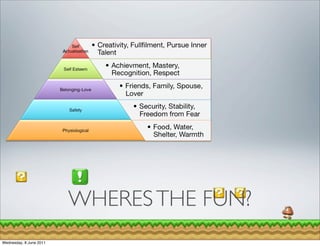 WHERES THE FUN?
Wednesday, 8 June 2011
 