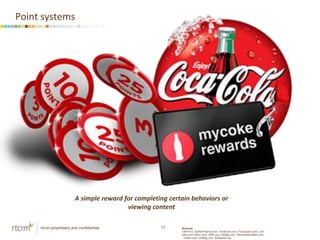 Motivation through competition<br />“Employees could contest each other to reach various statuses first, or they can motiv...