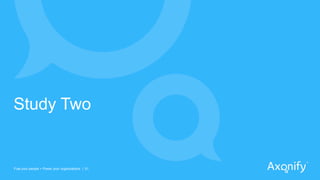 Study Two
Fuel your people + Power your organizations | 51
 