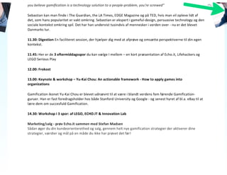 Gamification conference   overview & agenda