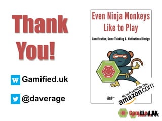 Gamification design workshop from GWC15 | PPTX