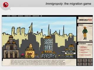 Immigropoly: the migration game
 