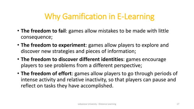 Gamification in Education | PPTX