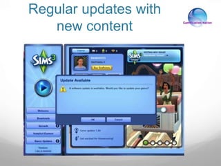 Regular updates with
new content
 