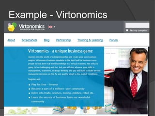 Example - Virtonomics
 