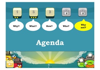 Why
Why?   What?   How?   Who?
                             not?




           Agenda
 