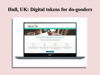 Hull, UK: Digital tokens for do-gooders
 