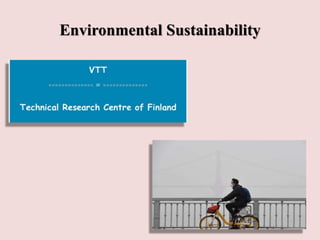 Environmental Sustainability
 