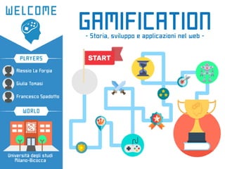 GAMIFICATION- Storia, sviluppo e applicazioni nel web -
 