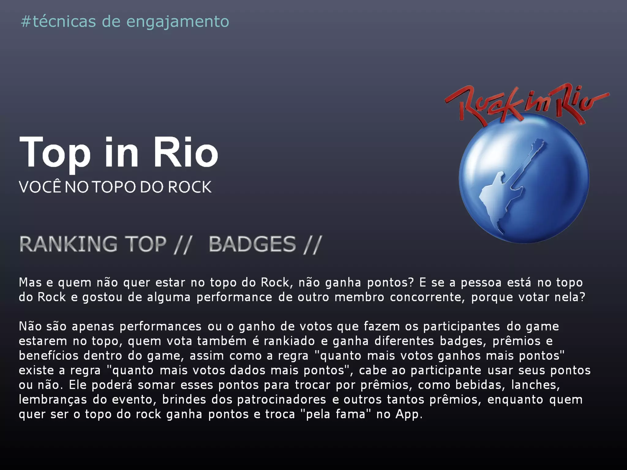 #técnicas de engajamento
 