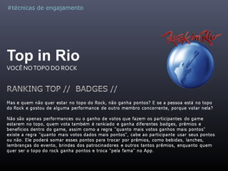 #técnicas de engajamento
 