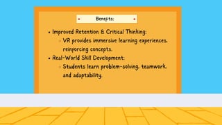 Gamification & Virtual Reality for student Assessment | PDF