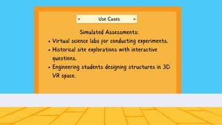 Gamification & Virtual Reality for student Assessment | PDF