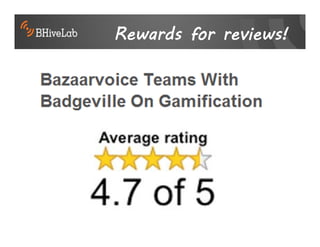 Rewards for reviews!
 