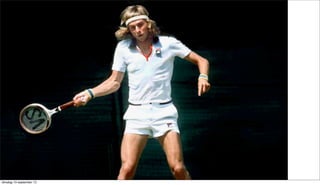 2/3: How can We?

Price (and builds up a CRM

2/5: A game that influences the Price (and builds up a CRM dBase)
Weird'Scores'

Fun'
Tongue'in'cheek''

Urban''

Tennis'

Lifestyle'
ParEes''
Dance'

Leading'

Quality'

Sports''

Björn'Borg''
Down'to'
earth'

dinsdag 10 september 13

New'Balls'

Swedish'
Abba'

Fashion'

Underwear'

Comfortable'

Colorful''
Young'
Minded'
Consumer'

 