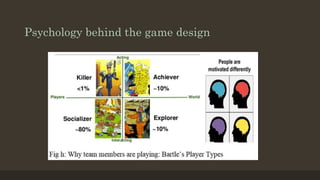 Psychology behind the game design 
 