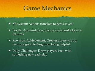 Gamifying rainforest conservation | PPTX | Environment | Science