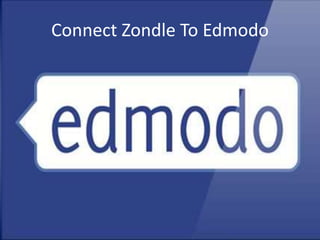 Connect Zondle To Edmodo 
 