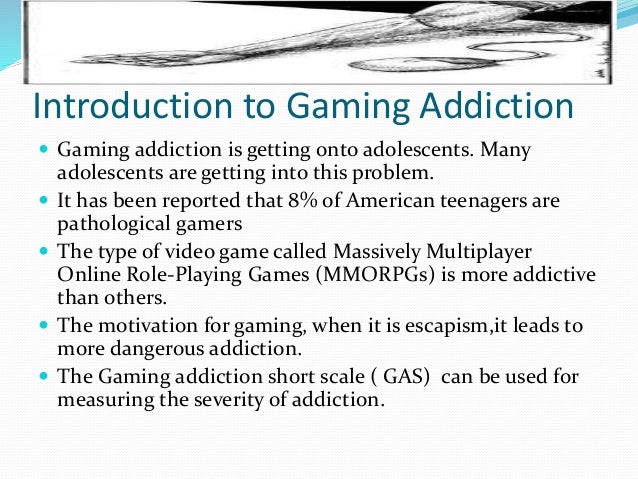 essay on game addiction in english