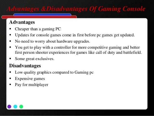 Advantages and Disadvantages of Playing Computer Games ...