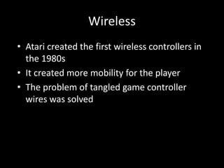 Gaming control device | PPTX