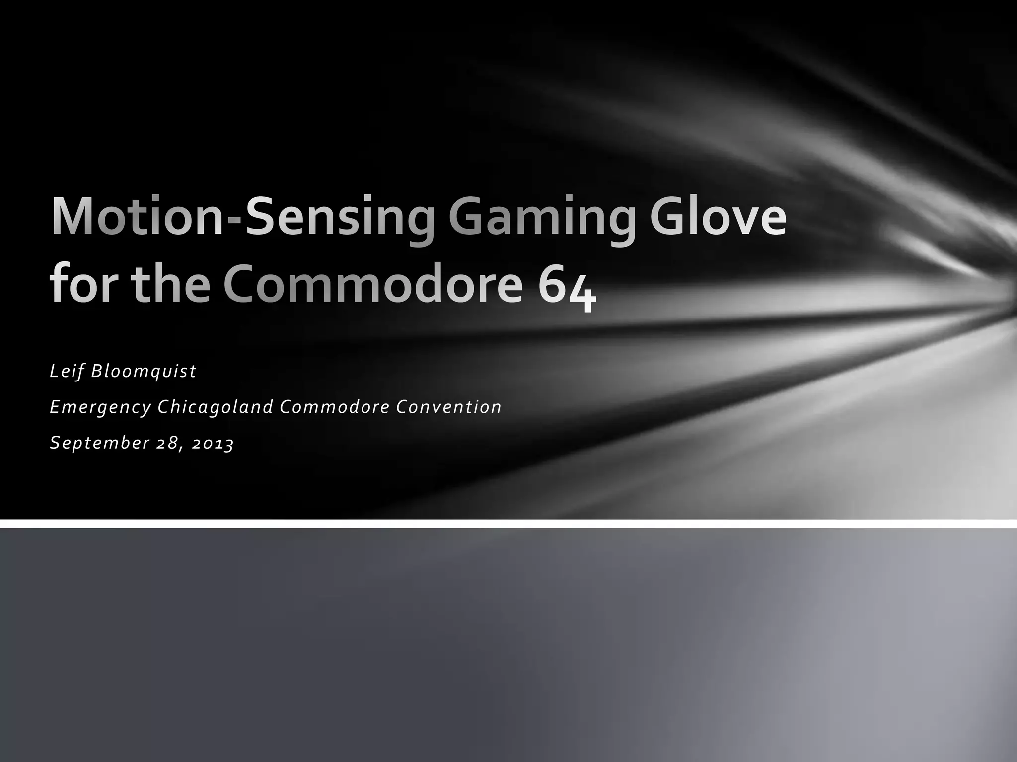 Leif Bloomquist
Emergency Chicagoland Commodore Convention
September 28, 2013