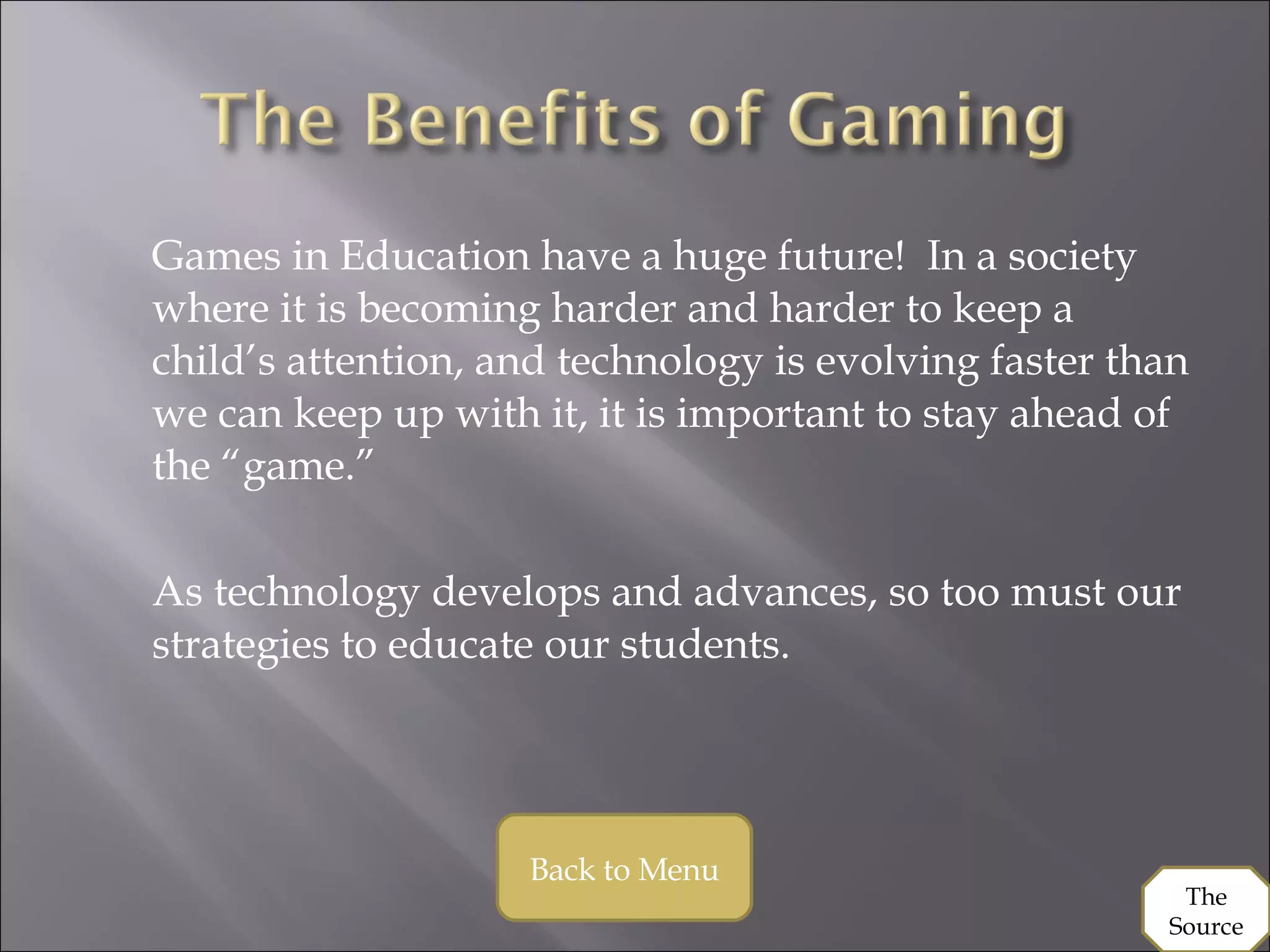 Why is Gaming Important to Society