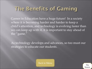Gaming In Education | PPT
