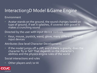 Gaming Software & the Process of Character Development | PPTX