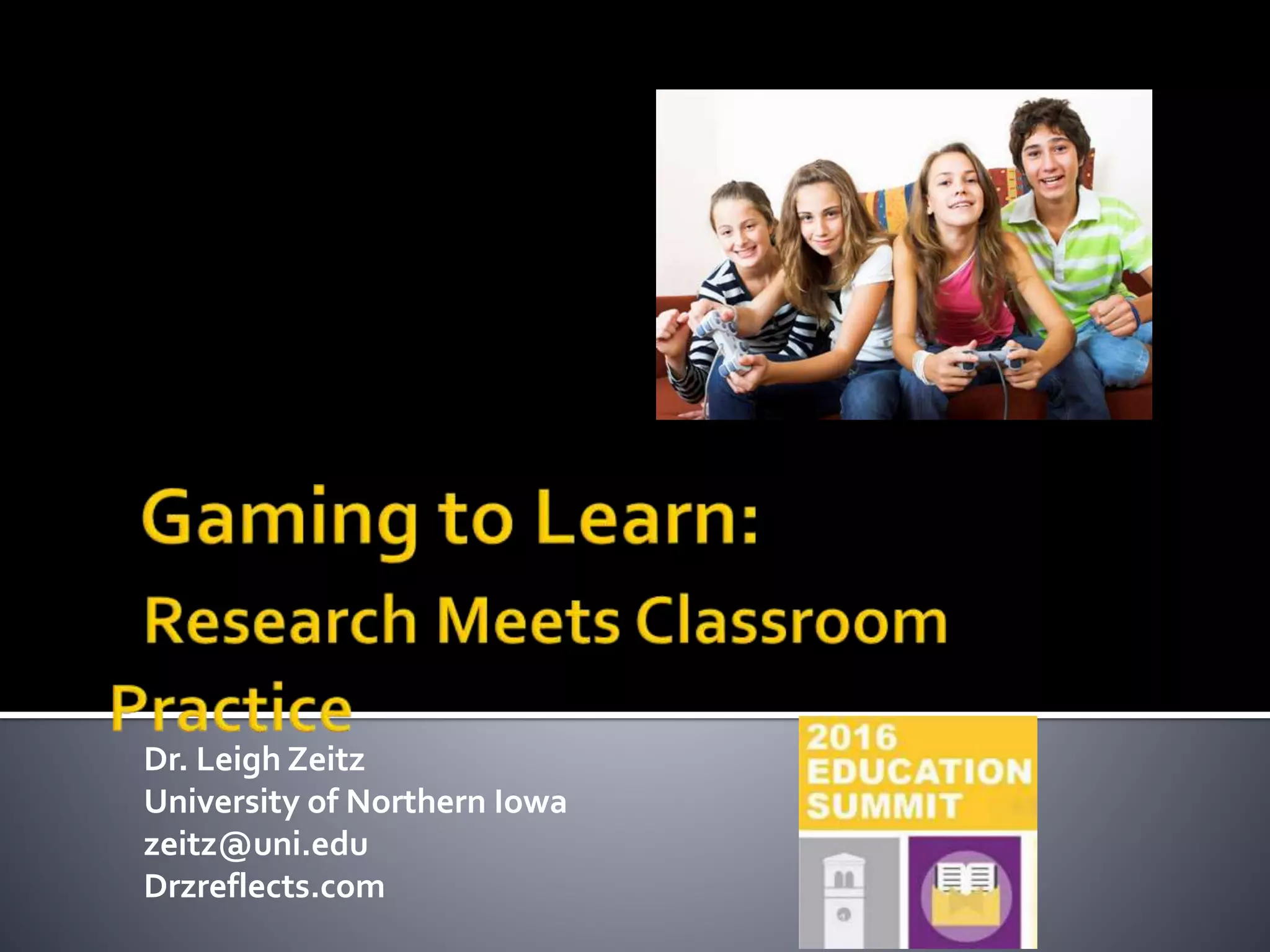 Dr. Leigh Zeitz
University of Northern Iowa
zeitz@uni.edu
Drzreflects.com
 