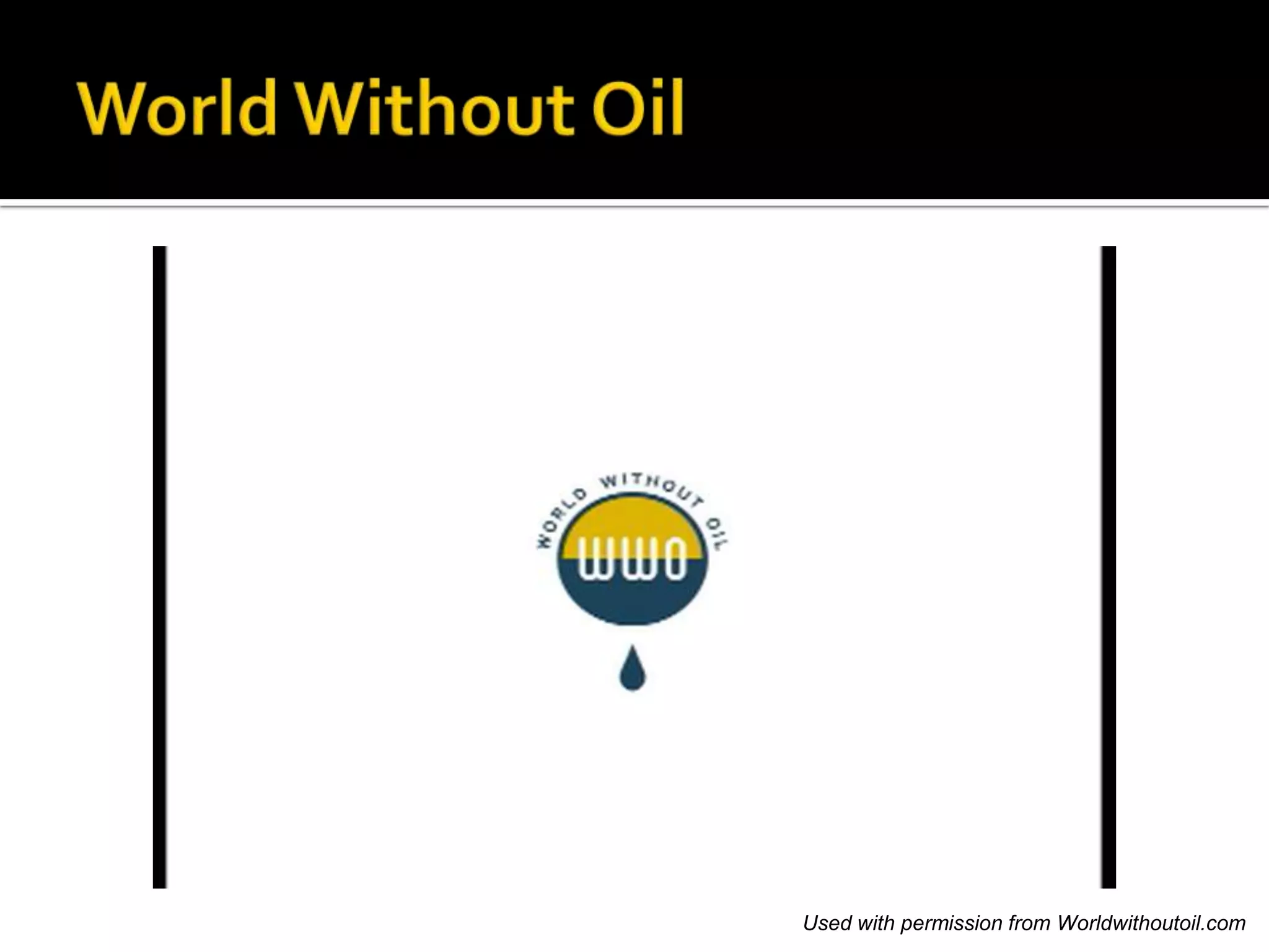 Used with permission from Worldwithoutoil.com
 