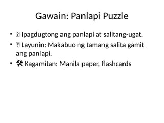 Paglapi Gamit_ng_mga_Panlapi_Lesson1222_Grade4.pptx