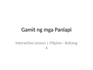 Panlapi Exercise Gamit_ng_mga_Panlapi_Lesson_Grade4_Styled.pptx