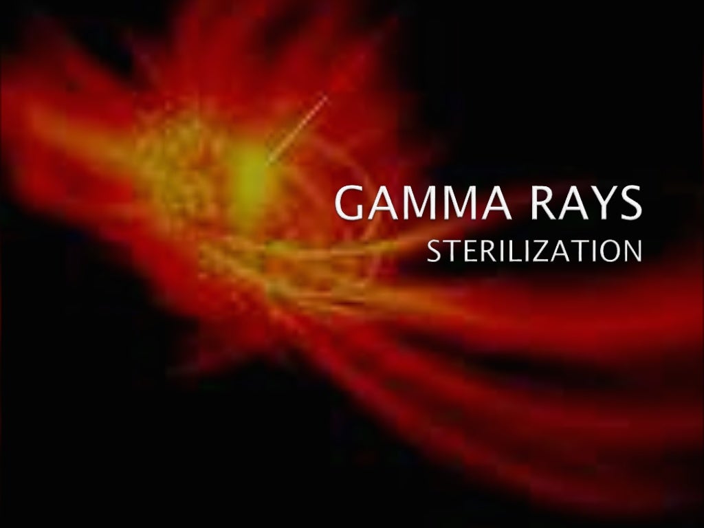 Gamma rays sterilization