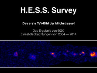 H.E.S.S. Quell-Katalog
Pulsarwind-Nebel
Supernova-Überreste
 