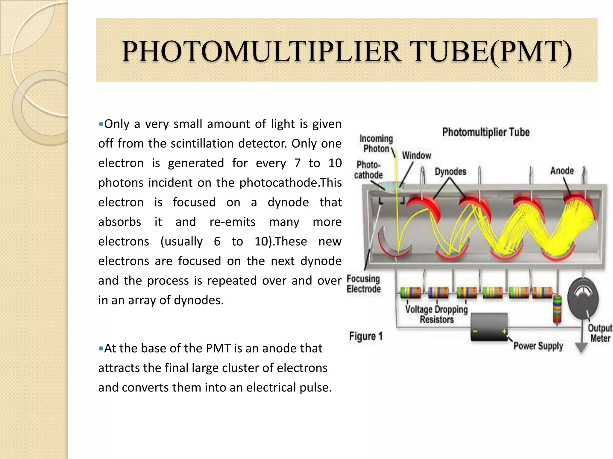 Gamma Camera contains 37 -91 PMT.