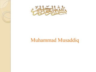 Muhammad Musaddiq 