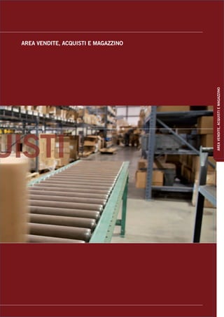 AREA VENDITE, ACQUISTI E MAGAZZINO




                                     AREA VENDITE, ACQUISTI E MAGAZZINO
 