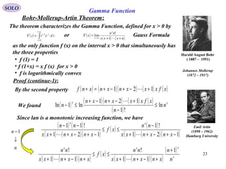 Gamma function