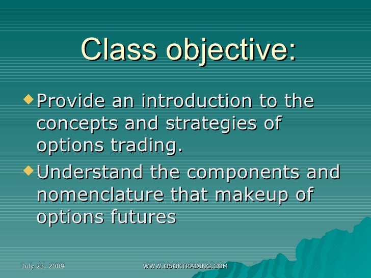 Understanding options trading video