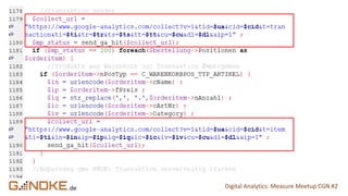 .de Digital Analytics: Measure Meetup CGN #2
 