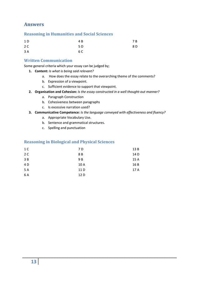GAMSAT Practice Test (v0.15) PDF