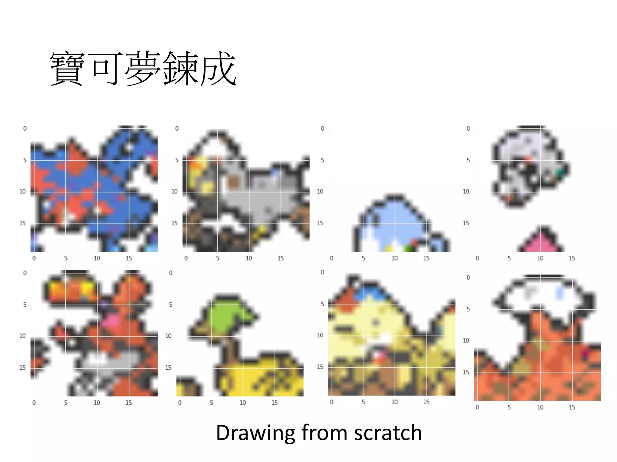 寶可夢鍊成
Drawing from scratch
 