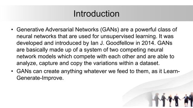 Generative Adversarial Network (GAN) | PPTX