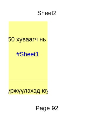 Sheet2



ь 250 хуваагч нь 50 бол ноогдвор

     #Sheet1




өр үржүүлэхэд юу гарах вэ?

            Page 92
 
