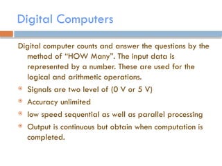 Comprehensive Overview of Computer Types and Their Applications | PPTX