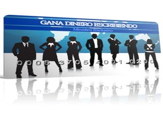 Gana dinero escribiendo