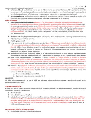 Ganando la batalla de la mente