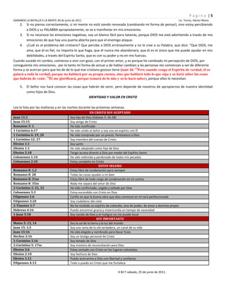 Ganando la batalla de la mente