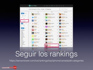Seguir los rankings
https://sensortower.com/ios/rankings/top/iphone/canada/all-categories
 